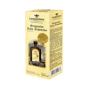 Дієтична добавка "Оригінальні шведські трави" Langsteiner, 100 мл 344706 фото